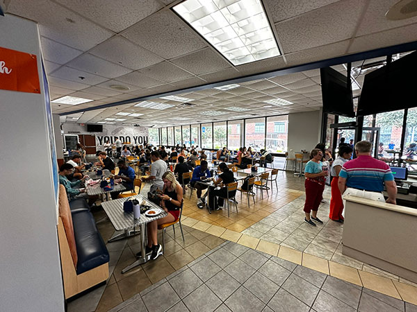 The Baugh seating area