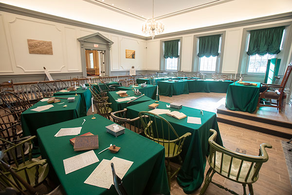 inside the HCU Morris Family center for law and liberty 
