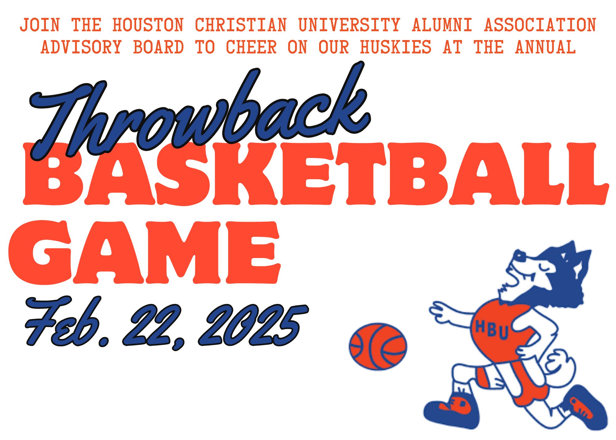 Throwback Basketball Game Graphic