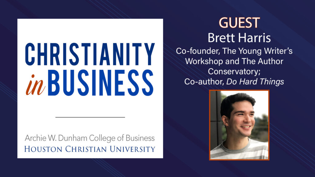 Brett Harris, co-founder of The Young Writer's Workshop and The Author Conservatory and co-author of Do Hard Things, joins the podcast.