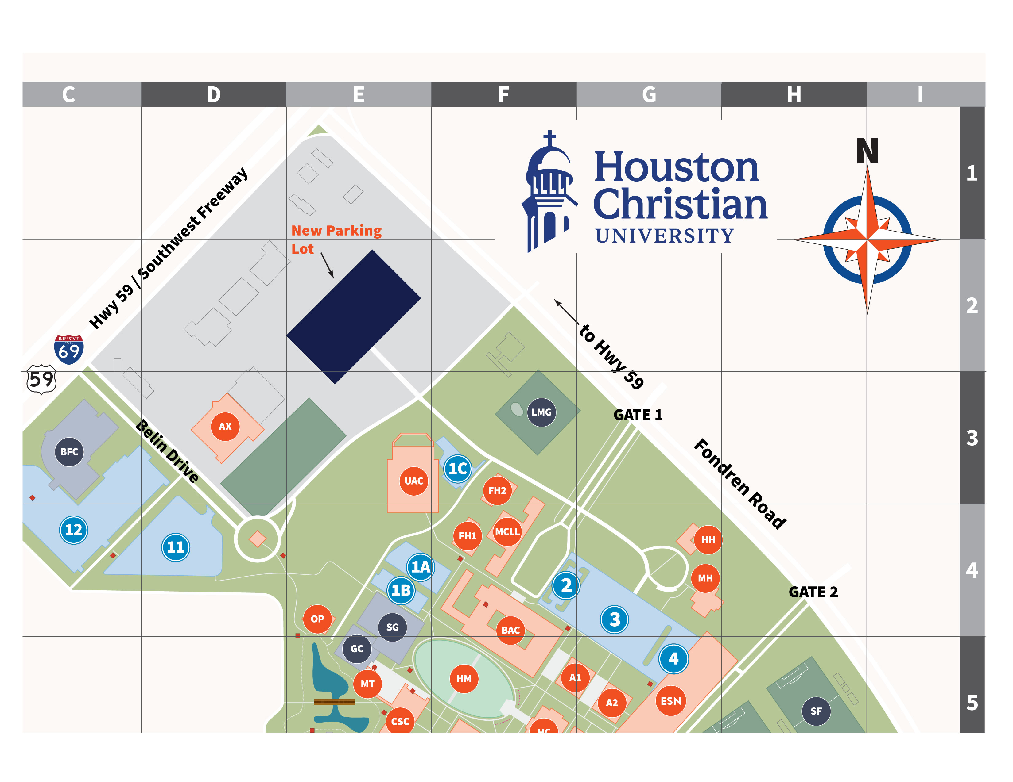 Updated Parking Map