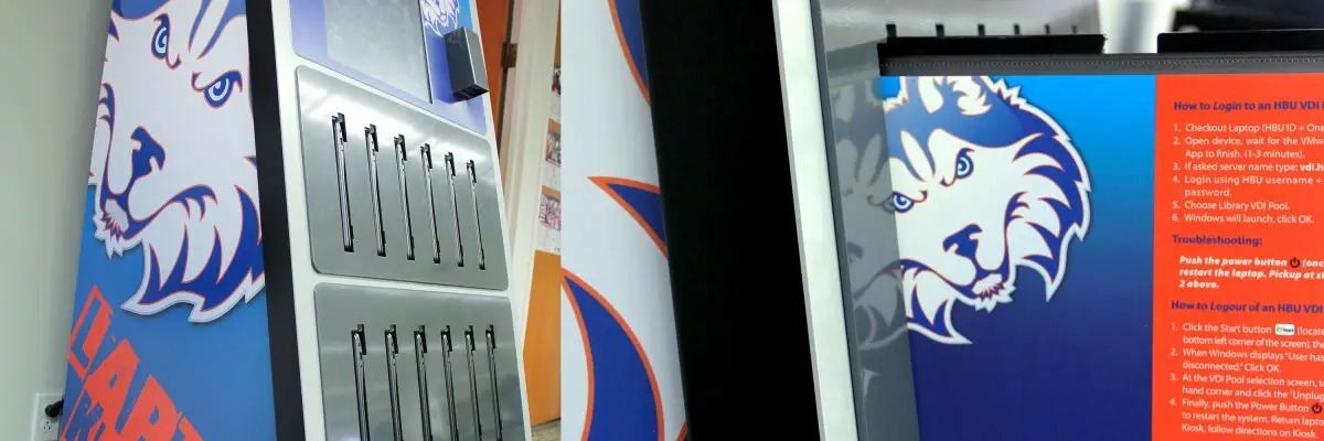 Laptop Device Self-Service Kiosk