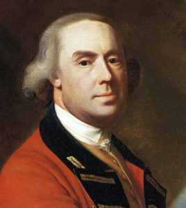 A portrait of Benjamin Church.