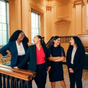 Students visiting the Morris Family Center for Law and Liberty