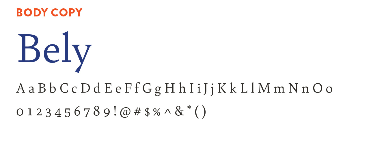 Serif typeface sample for Houston Christian University featuring uppercase, lowercase letters, numbers, and symbols.