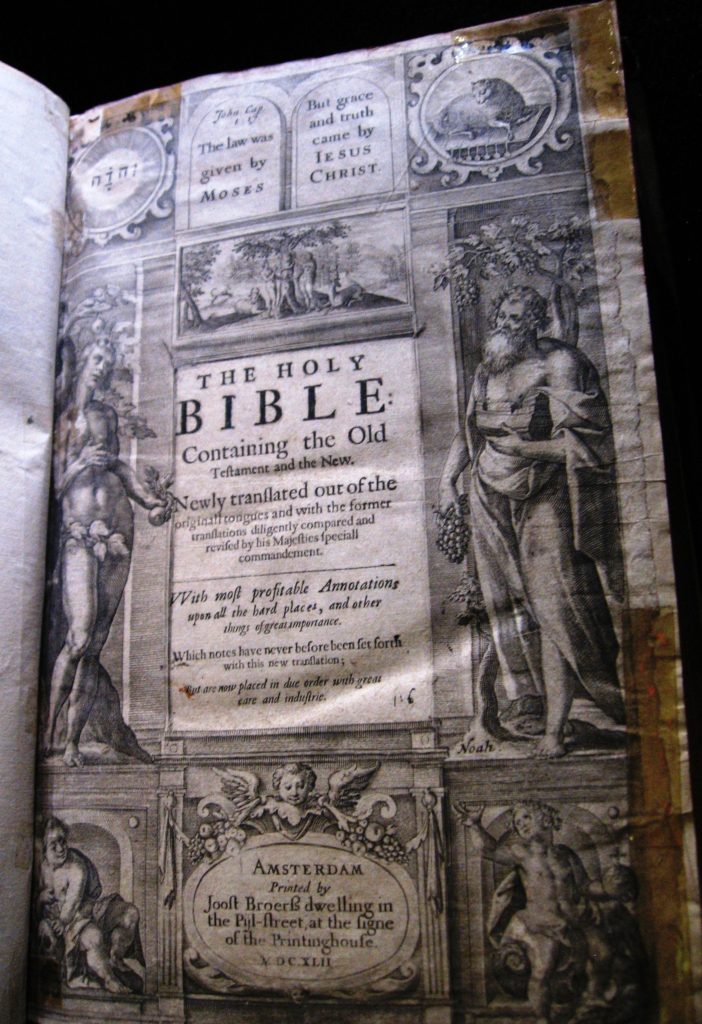 The first King James Version avowedly printed abroad
