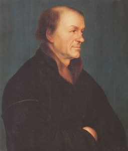 Portrait of the book Printer Johann Froben