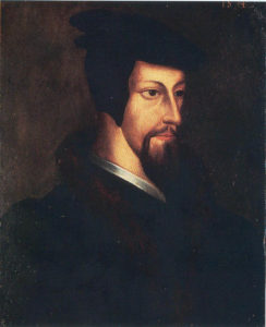 Portrait of a young John Calvin