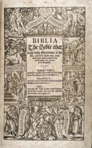 1535, Coverdale’s Bible
