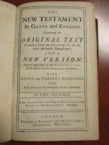 New Testament in Greek