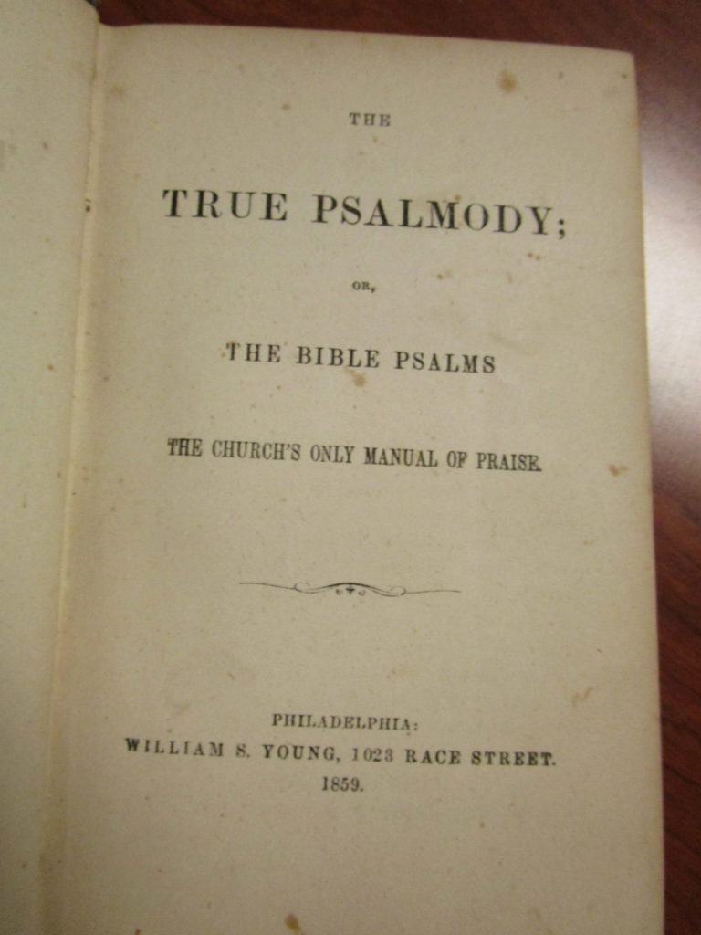 The True Psalmody
