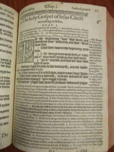 The first edition of Puritan Laurence Tomson’s New Testament