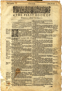 Printing Features. of the Bible