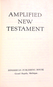Amplied New Testament