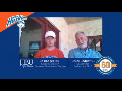 Bruce and Bo Badger featured on &quot;Think About It&quot;, an HBU podcast