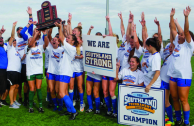 Women's Soccer Wins Southland conference Tournament Championship