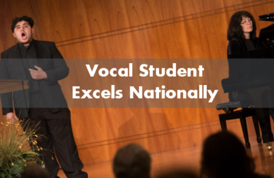 Vocal Student Excels Nationally