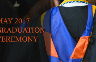 May 2017 Graduation Ceremony