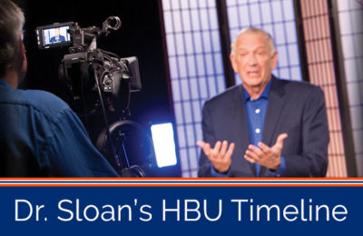 Dr. Sloan's HBU Timeline