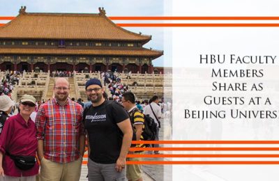 HBU Faculty Members Share as Guests at a Beijing University