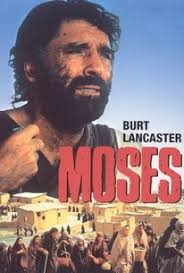 Moses the Lawgiver movie poster with Burt Lancaster, ideal for film studies or media review assignments at Houston Christian University.