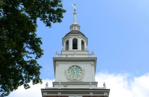 The Morris Family Center for Law & Liberty Complex roof and clock