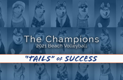 2021 Beach Volleyball Team Takes Inaugural Championship
