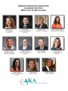 Photos of members of the American Kinesiology Association.