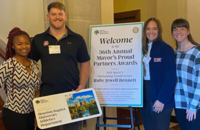 HBU Athletics’ Community Service Recognized by the City