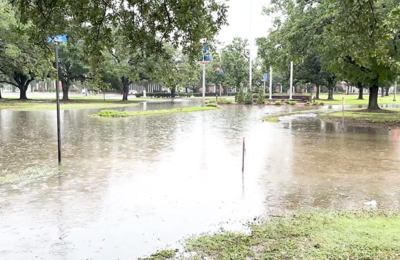 HCU Campus Comes Together in the Wake of Beryl