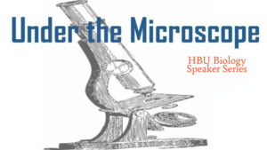 Under the Microsope Speaker Series Logo