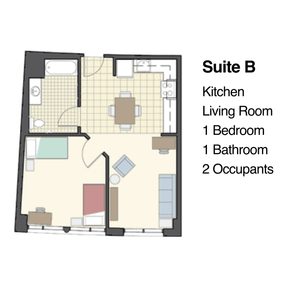 Suite B Floor Plan