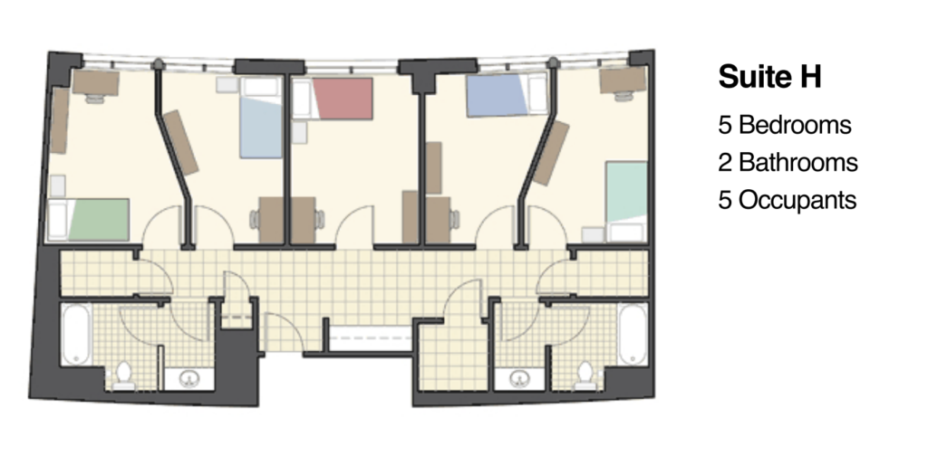 Suite H Floor Plan