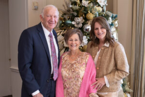 Dr. and Mrs. Robert Sloan with Shellie Rushing Tomlinson