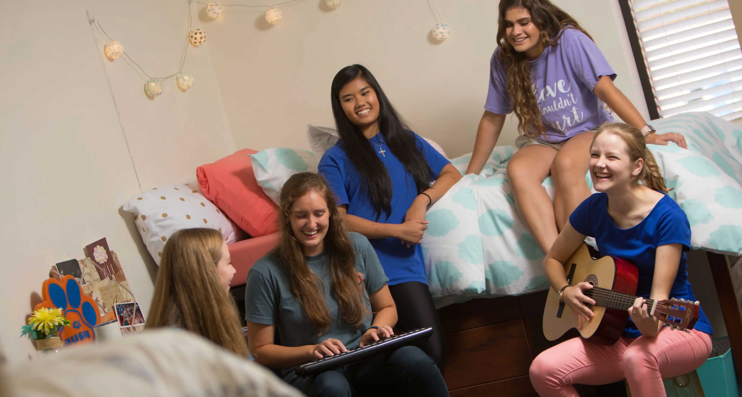 Honor Scholars in their room