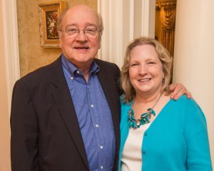 Warren greeting one of her former students