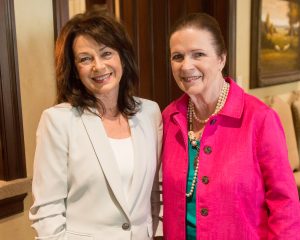 Debra Perich BA '99 and Ruth Draper are pictured together at the 2018 Spring Guild Event.