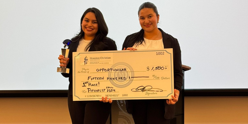 HCU International Students Place First in PitchFest Competition