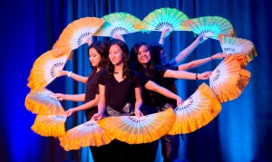 Student performing at International Week event