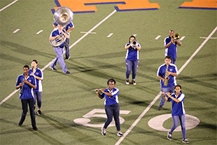 band team performing