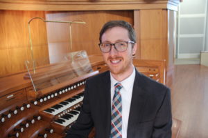 Photograph of University Organist John Kirk
